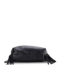Pre-Owned Saint Laurent Large Fringe Shopper Tote Leather