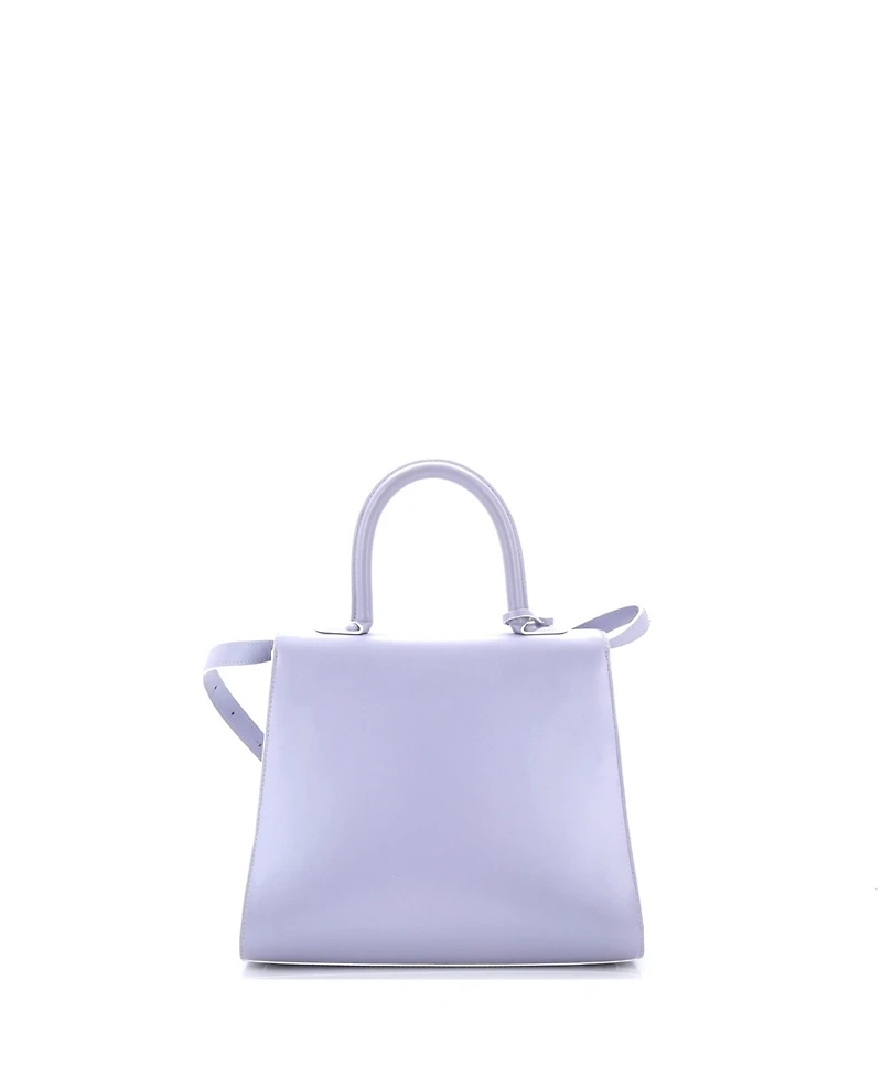 Pre-Owned Delvaux Mm Brillant Top Handle Bag Leather