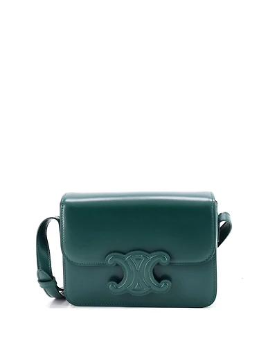 Pre-Owned Celine Teen Cuir Triomphe Shoulder Bag Leather