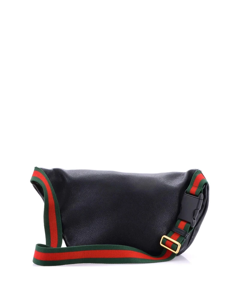 Pre-Owned Gucci Medium Logo Belt Bag Printed Leather