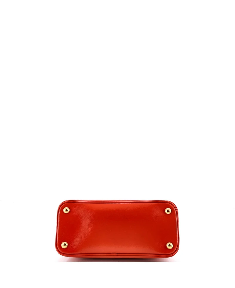 Pre-Owned Prada Small Promenade Bag Vernice Saffiano Leather