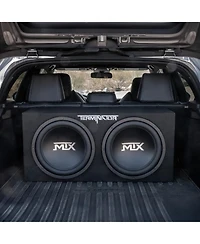 Mtx TNE212D 12-Inch 1200-Watt Car Audio Dual Loaded Subwoofer Box Enclosure