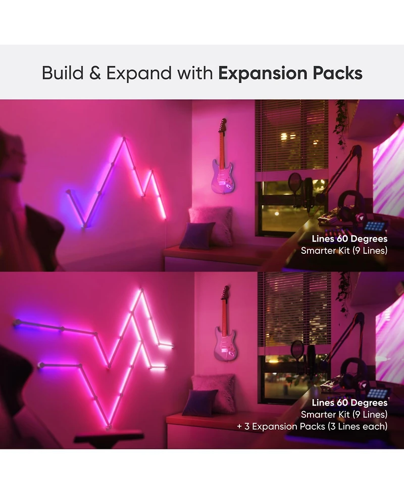 Nanoleaf Lines 60 Degrees Smarter Kit (15 Lines)