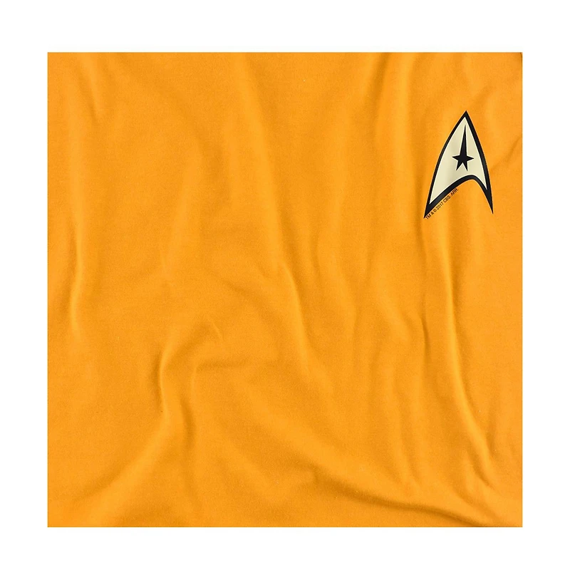 Star Trek Men's Command Uniform W Foil T-Shirt