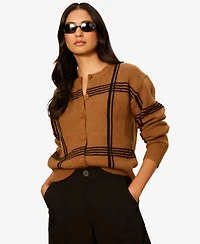 Sanctuary Women's Semi-Cropped Crewneck Sweater