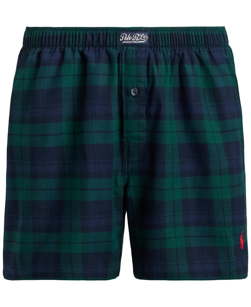 Polo Ralph Lauren Men's Plaid Single Button Fly Boxers