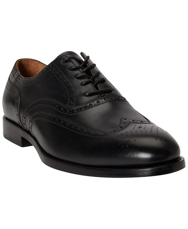 Polo Ralph Lauren Men's Leather Owen Wingtip Round-Toe Shoes