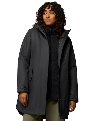 Columbia Women's Suttle Mountain Inte 3-in-1 Hooded Sherpa Jacket