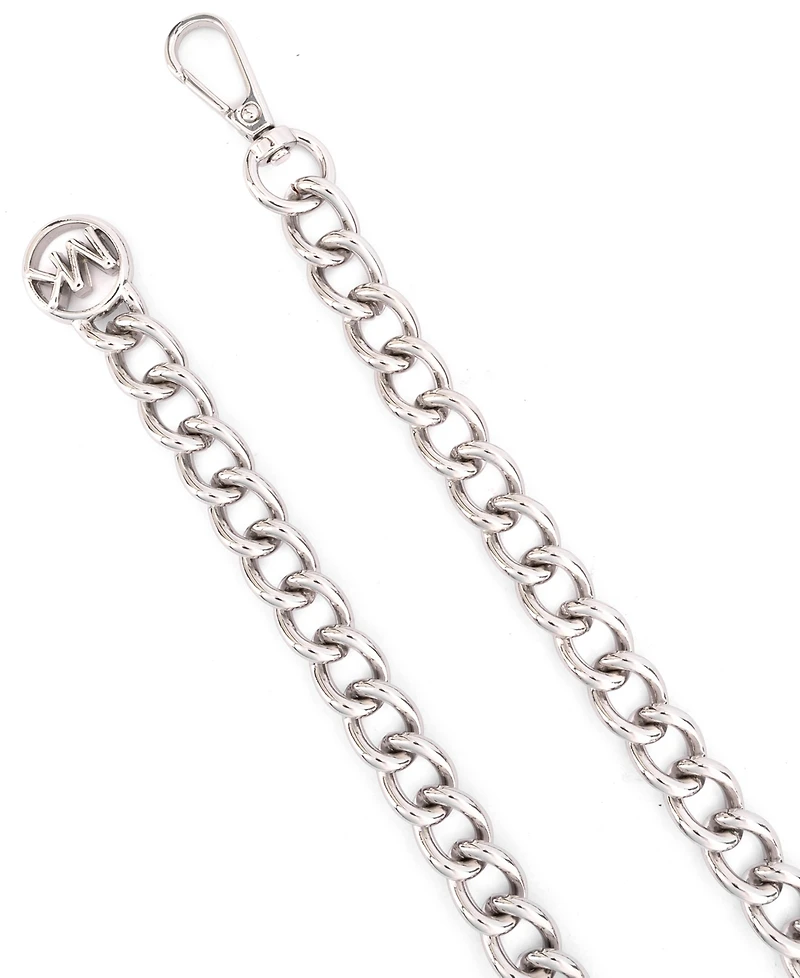 Michael Kors Women's Mk Logo Metal Chain Belt