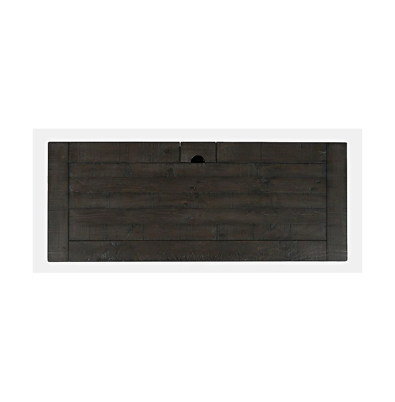 Jofran Madison County Rustic Solid Wood Farmhouse Usb Charging Des