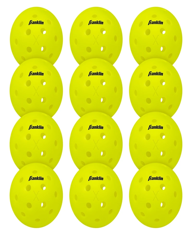 X-40 Performance Outdoor Pickleballs - United Stes - Uspa Approved (12 Pack)