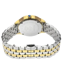 GV2 Women's Milan Swiss Quartz Two toned Ss Ipyg Stainless Steel Bracelet Diamond Watch