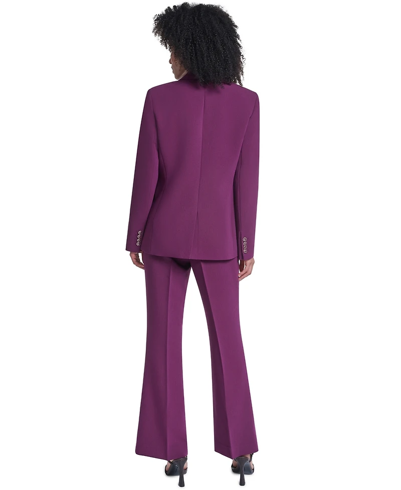 Karl Lagerfeld Paris Women's Notch Collar One-Button Blazer