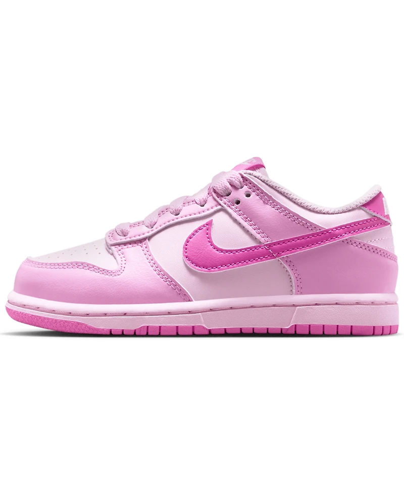Nike Little Girls' Dunk Low Lifestyle Sneakers from Finish Line