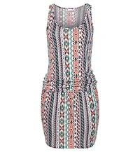 Lascana Women's Geometric-Print Scoop Neck Dress