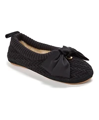 Dearfoams Women's Fireside by Bestie Ballet Slippers