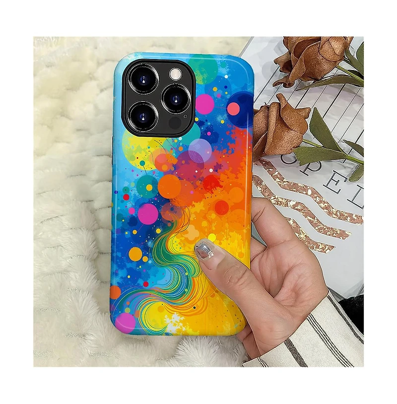 Lisen 2-Layer Phone Case for Apple iPhone 15 Pro Max