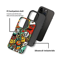 Lisen 2-Layer Phone Case with Anti-Slip Grip and Raised Camera Ring, Compatible with Apple iPhone 16 Pro Max