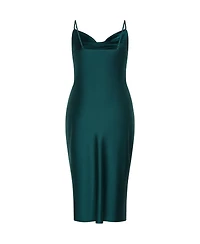 City Chic Plus Adelina Twist Slip Dress