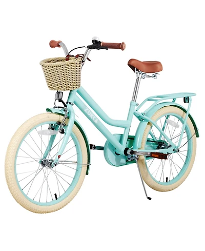 ECHTPeak 20-Inch Kids' Bike with Basket, Ages 7-10