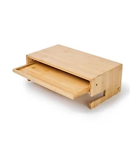 Danrong Monitor Stand Riser with Drawer and Phone Holder Non Slip Desk Organizer