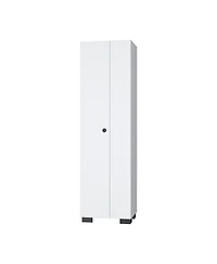 Fm Furniture Kingnston Utility Storage Cabinet for Brooms, Cleaning Supplies, and Household Organization