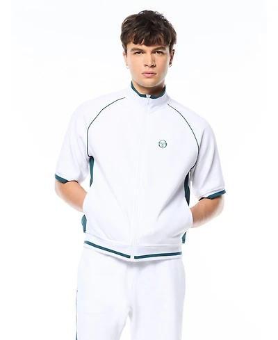 Sergio Tacchini Men's Pannello Short Sleeve Track Jacket