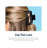 Gimme Beauty Rectangle Extra Grip Claw Clip Double Teeth Accessory Set Perfect for Medium Hair 2 Pack