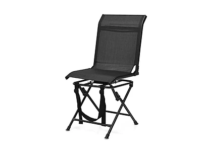 Boyel Living All weather Outdoor Foldable 360 Degree Swivel Chair with Iron Frame