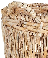 Household Essentials Tall Round Floor Basket with Handles