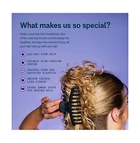 Gimme Beauty Xl Barrel Claw Clip for Thick Hair Double Row Holder for Maximum Volume Large Non-Slip Accessory Trendy Hair Care Essential