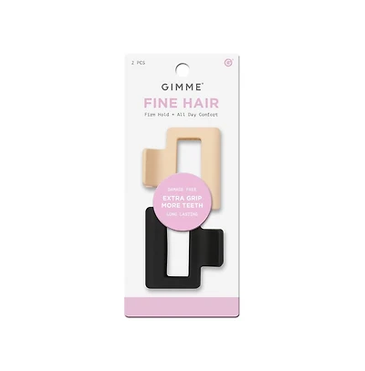 Gimme Beauty Fine Hair Extra Grip More Teeth Clip Extra Teeth Design for Strong Hold No-Slide Accessories for Thin, Fine Hair