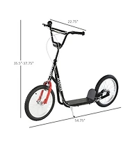 Sevorley Kids Kick Scooter with All-Terrain Tires, Ages 3+