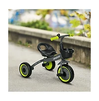 Sevorley 3-Wheel Tricycle with Adjustable Seat, Storage Basket, Ages 2-5