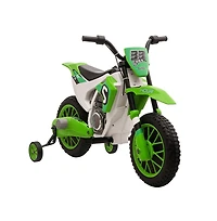 Sevorley 12V Kids Electric Ride-On Motorcycle with Rechargeable Drive and Training Wheels, Ages 3-5