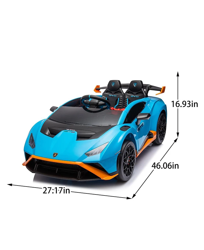 Yobtop 24V Kids Electric Ride-On Drift Car with 360-Degree Drift, Led Lights, Ages 3-6
