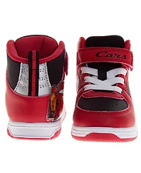 Disney Big Boys (6-12) Pixar Lightning McQueen High-Top Sneakers