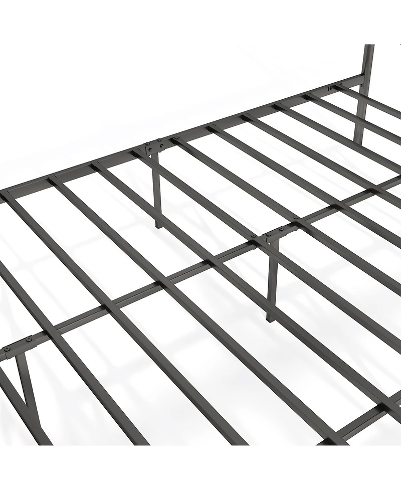 Mecale Bed Frame with Headboard and Under Bed Storage