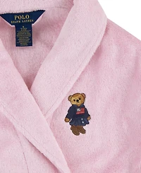 Polo Ralph Lauren Girls' 7-16 Bear Terry Robe