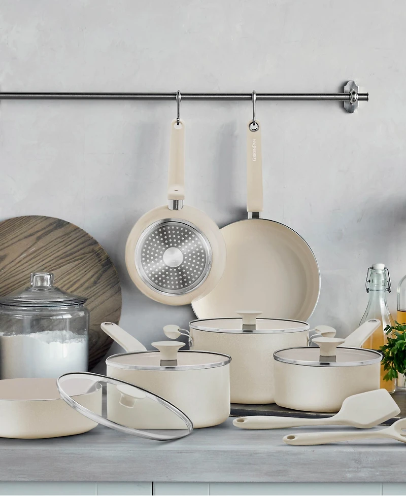 GreenPan Rio Advanced Diamond-Infused Ceramic 12-Piece Cookware Set