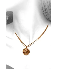 Retro Chic Eternal Spiral Pendant
