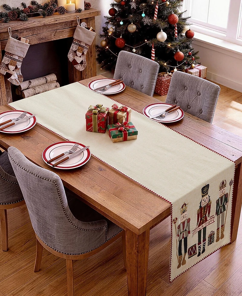 Avanti Nutcracker Trio Table Runner, 14" x 72"
