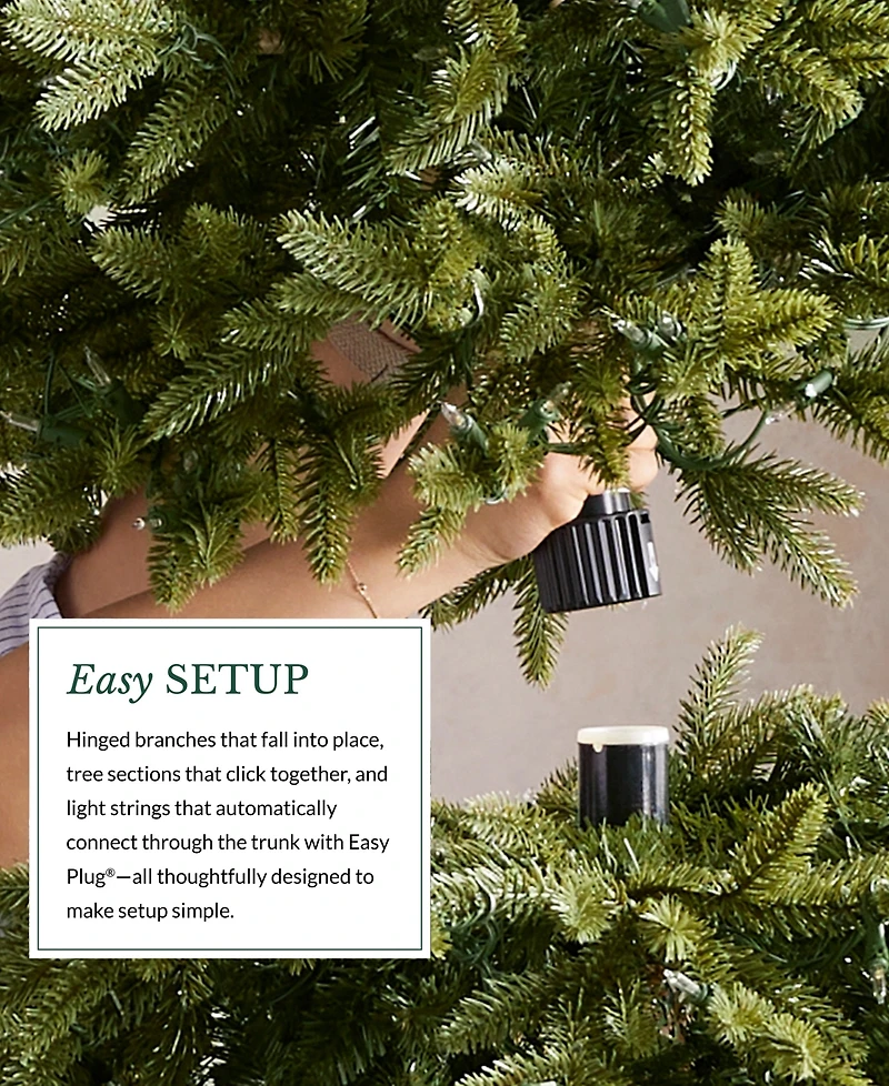 Balsam Hill 9 ft Pre-Lit Classic Spruce Tree