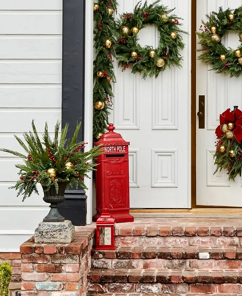 Balsam Hill 12.8" Outdoor Letters to Santa Mailbox