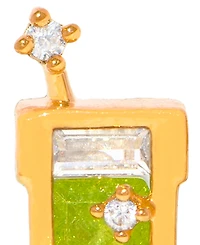 Girls Crew Crystal Matcha Stud Earrings