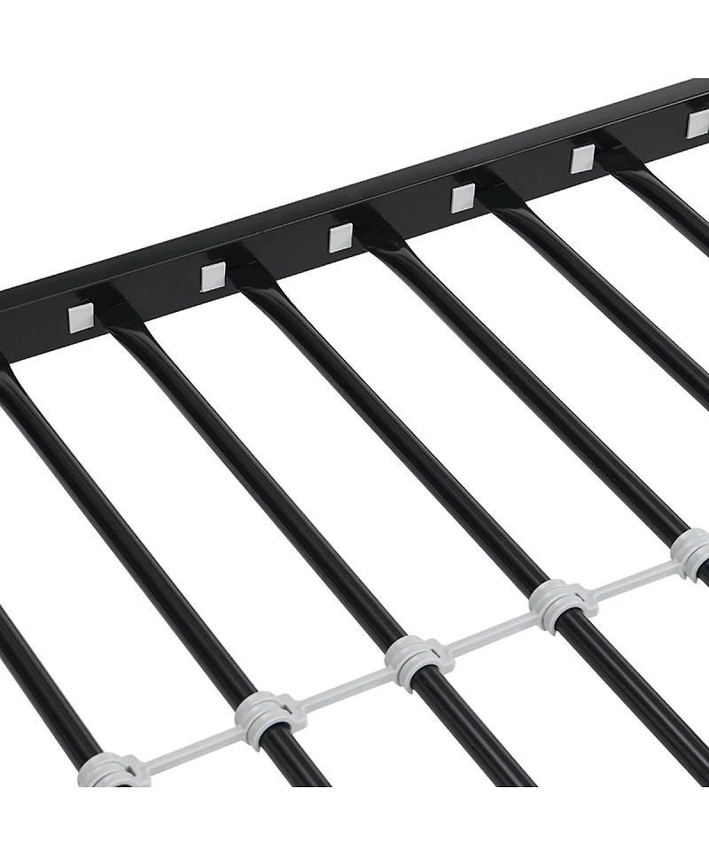 Streamdale Furniture Modern Space-Saving Stacked Metal Bed Frame, Noise-Free, Easy Assembly