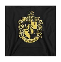 Harry Potter Men's Hufflepuff Crest Pull-Over Hoodie