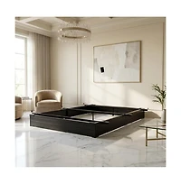 Glenwillow Home Interlock Metal Bedbase Matte