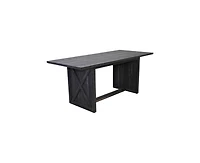 flynama 70.87" Farmhouse Dining Table for 6-8, Rustic Rectangular Wood Kitchen Table