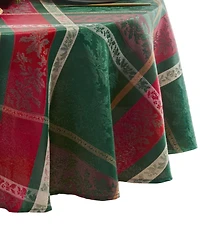 Elrene Merry and Festive Jacquard Tablecloth